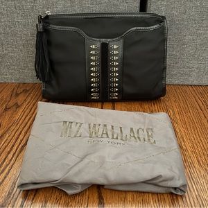 MZ Wallace Black Kim Clutch